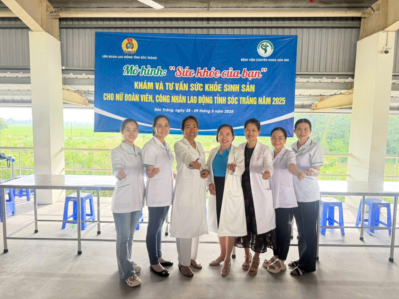 KHÁM & TƯ VẤN SỨC KHỎE SINH SẢN MIỄN PHÍ CHO NỮ ĐOÀN VIÊN, CÔNG NHÂN LAO ĐỘNG