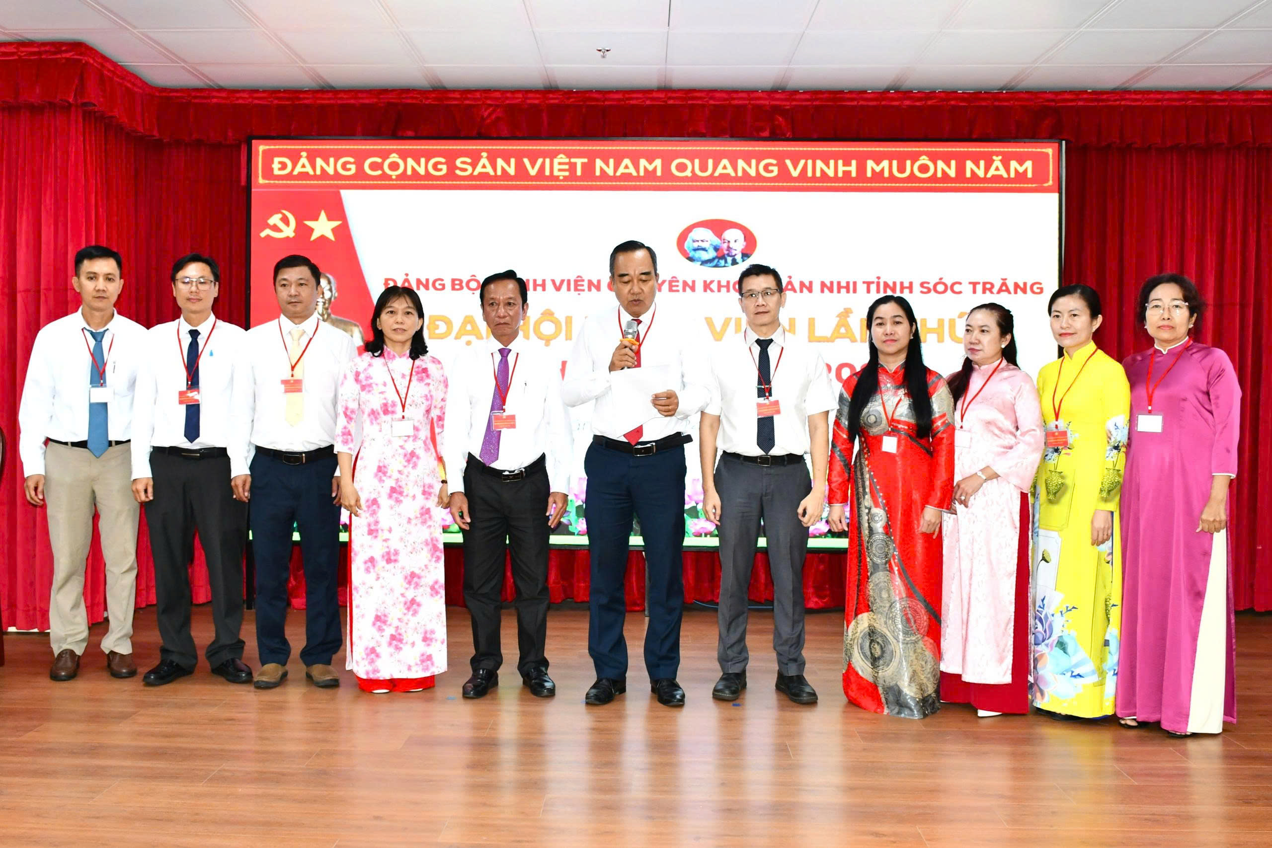 ĐẠI HỘI ĐẢNG VIÊN BỆNH VIỆN CHUYÊN KHOA SẢN NHI NHIỆM KỲ 2025 – 2030