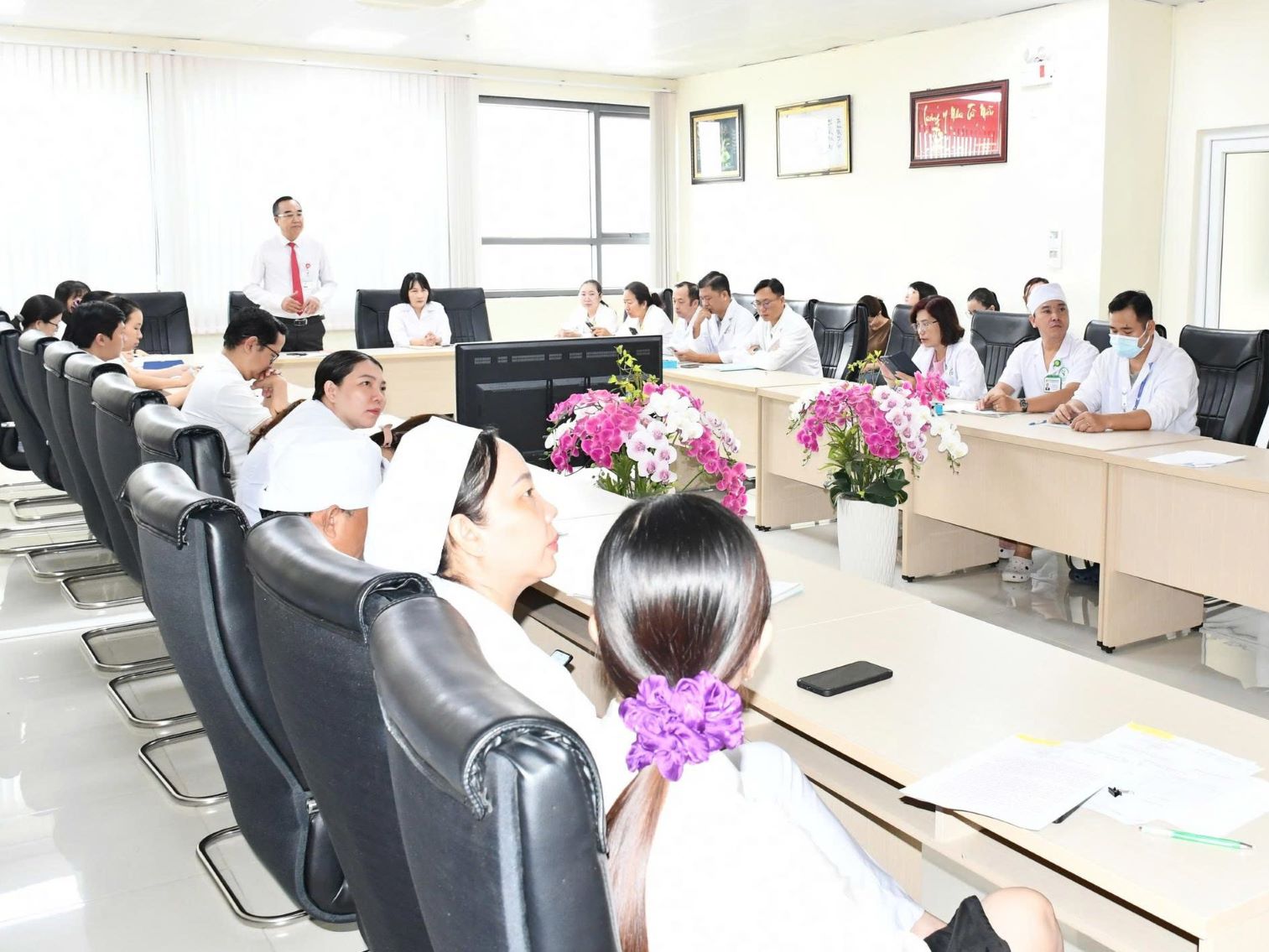 ĐẢNG ỦY BỆNH VIỆN CHUYÊN KHOA SẢN NHI TRIỂN KHAI, QUÁN TRIỆT NGHỊ QUYẾT, KẾT LUẬN CỦA TRUNG ƯƠNG