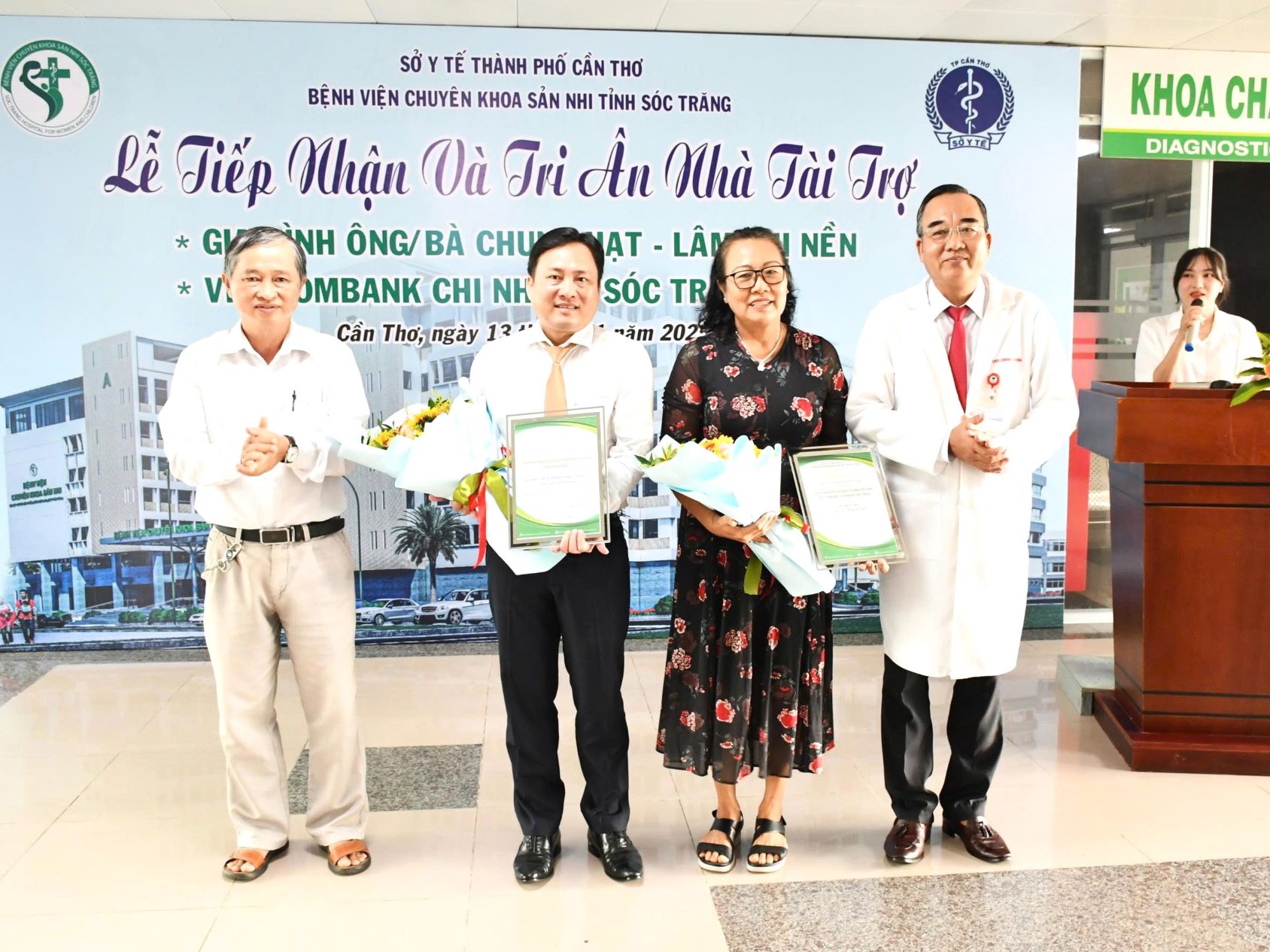 LỄ TIẾP NHẬN VÀ TRI ÂN NHÀ TÀI TRỢ BỘ TRANG THIẾT BỊ TẦM SOÁT BỆNH LÝ TIM MẠCH & 20 BỘ MÁY VI TÍNH