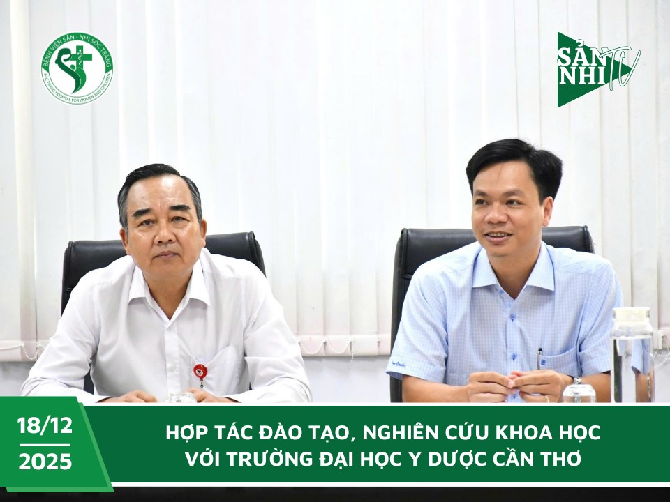 SẢN NHI TV: HỢP TÁC ĐÀO TẠO, NGHIÊN CỨU KHOA HỌC VỚI TRƯỜNG ĐẠI HỌC Y DƯỢC CẦN THƠ