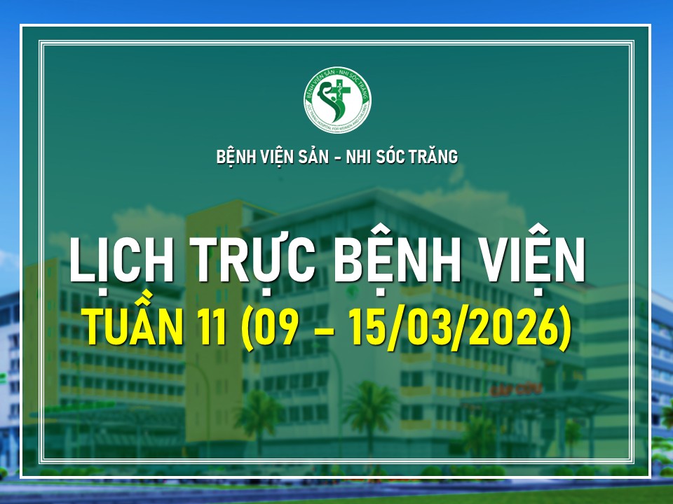 LỊCH TRỰC TUẦN 11: TỪ NGÀY /01/2026 ĐẾN 01/02/2026