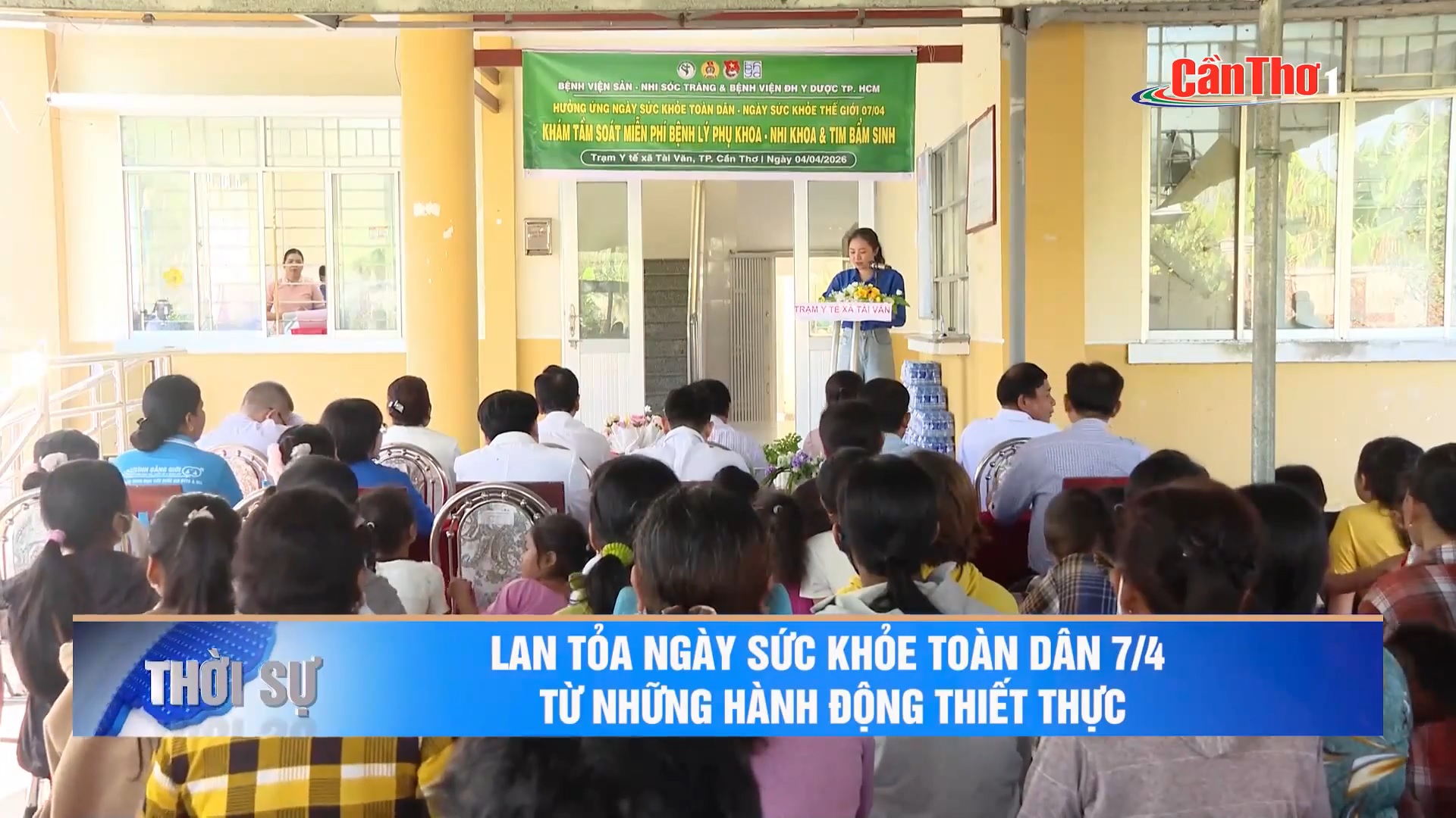 BẢN TIN CẦN THƠ TV: LAN TỎA NGÀY SỨC KHỎE TOÀN DÂN TỪ NHỮNG HÀNH ĐỘNG THIẾT THỰC