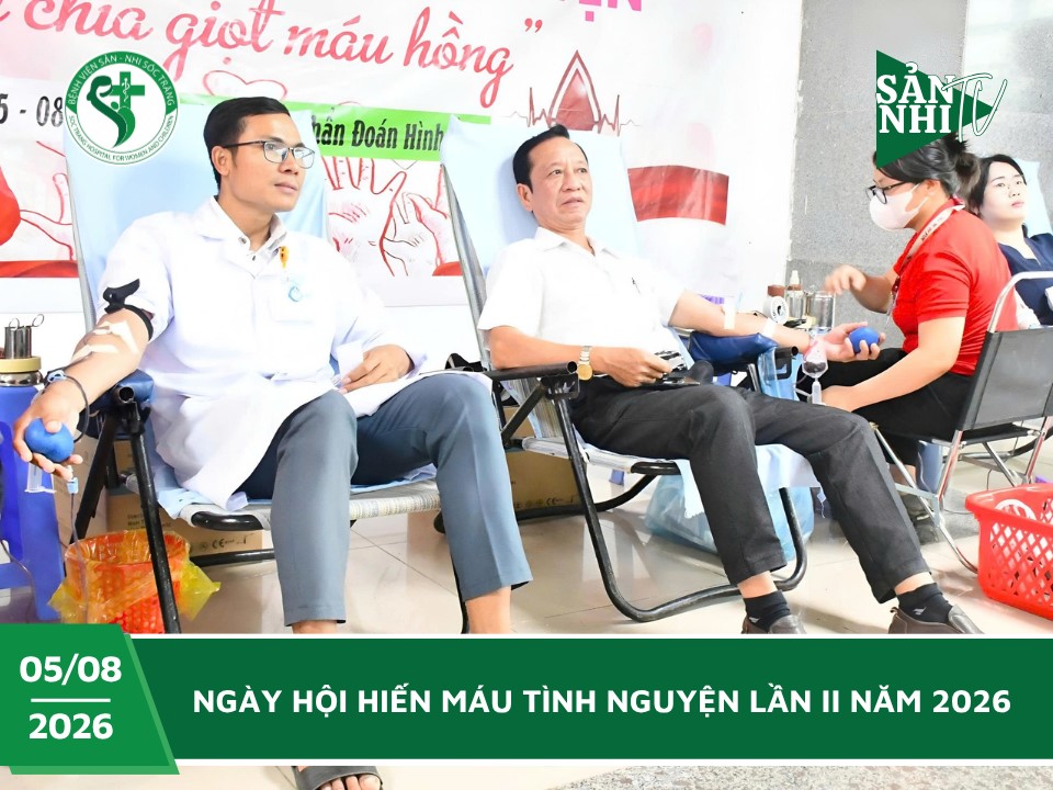 SẢN NHI TV: NGÀY HỘI HIẾN MÁU TÌNH NGUYỆN LẦN II NĂM 2026