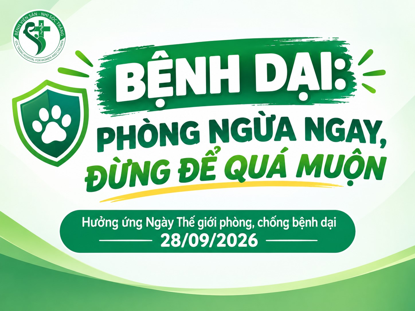 BỆNH DẠI: PHÒNG NGỪA NGAY, ĐỪNG ĐỂ QUÁ MUỘN 
